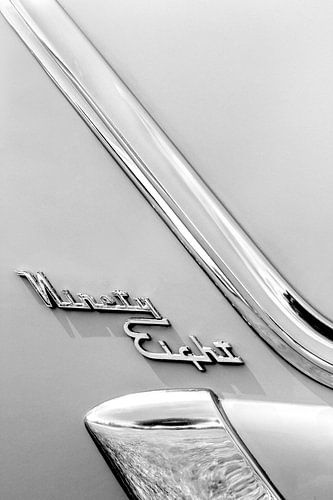Vintage design. Classic car in black and white.