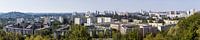 Panorama Skyline Berlijn - Woonwijk Marzahn met televisietoren aan de horizon van Frank Herrmann thumbnail