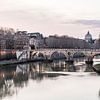 De Tiber in Rome van Jeroen Middelbeek