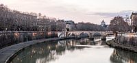 De Tiber in Rome van Jeroen Middelbeek thumbnail
