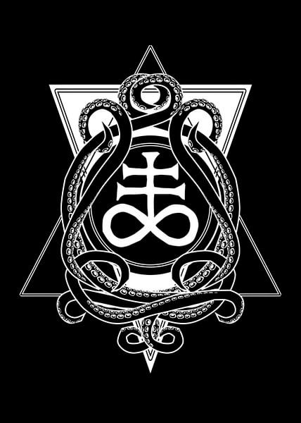 leviathan snake and triangle by Muhammad Yunus