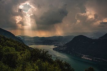 Uitzicht vanaf een berg