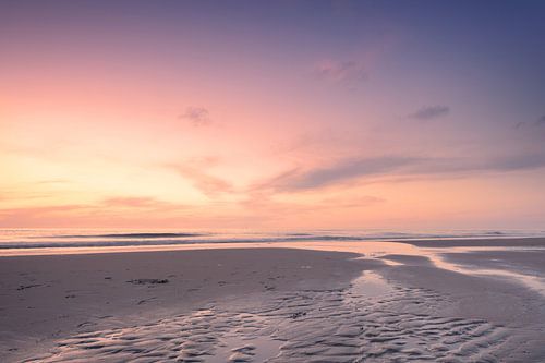 Pastel colours on the beach