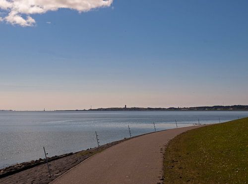Zicht op West-Terschelling