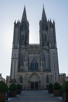 Kathedraal Notre-Dame van Coutances in Frankrijk