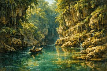Green Canyon Pangandaran – La rivière émeraude de Java occidental