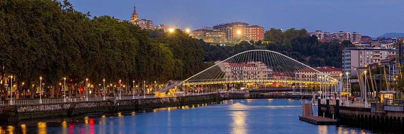 Panorama overlooking the Nervión river in Bilbao by Henk Meijer Photography