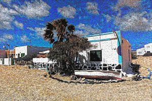 Caleta del Sebo (La Graciosa) | Van-Gogh-Stil