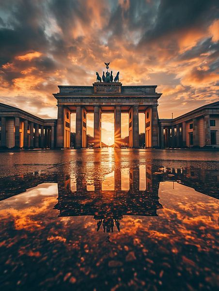 Brandenburger Tor in Berlin von fernlichtsicht