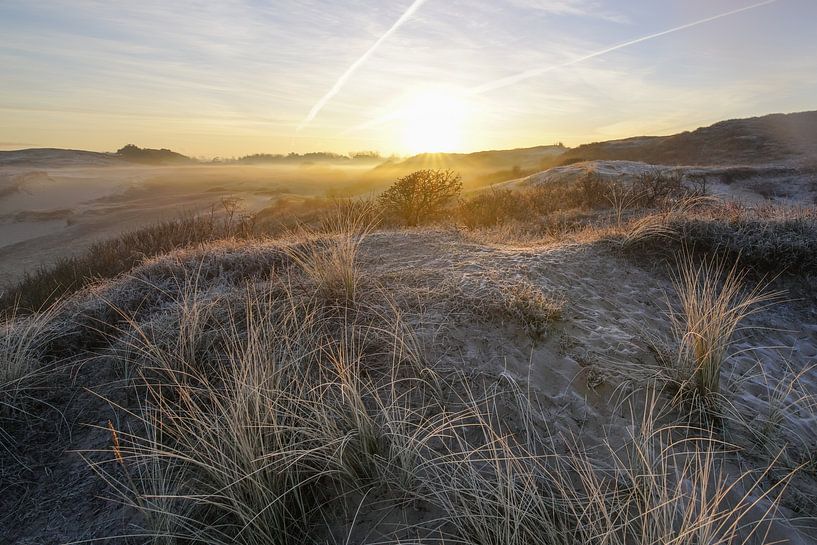 Sunrise in the dunes by Dirk van Egmond