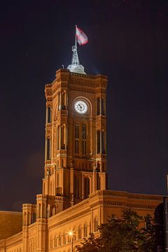 Het rode stadhuis in Berlijn van t.ART