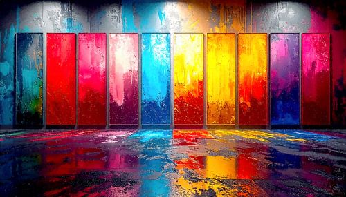 Abstracte tentoonstelling van de stilte – enscenering van de leegte
