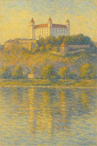 Bratislava Castle Reflections – The Danube in Morning Glow