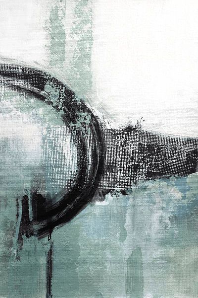 green abstract by Ela Szczepaniak