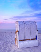 Rügen beach chair upright