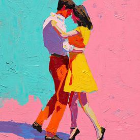 Tanzset | Freudentanz unter buntem Himmel von Wunderbare Kunst