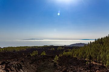 Canary Islands above the clouds by Dennis Eckert