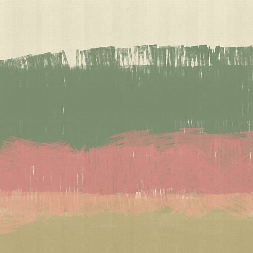 Modern abstract landschap met horizon nr. 001