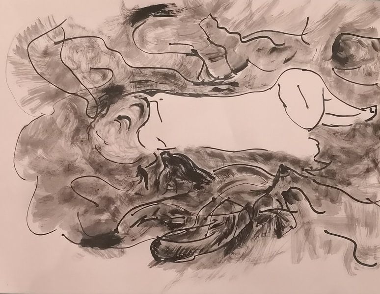 Rêve de teckel par Tatjana Pöhl