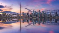 Toronto Skyline van Photo Wall Decoration thumbnail