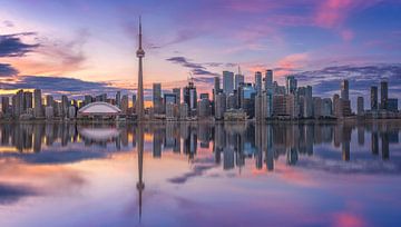 Ligne d'horizon de Toronto sur Photo Wall Decoration