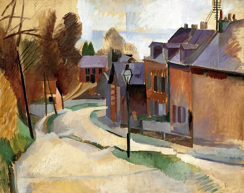 Straße von Laon (1912) von Robert Delaunay