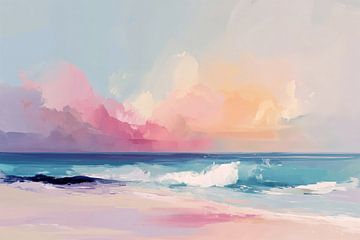 Coucher de soleil en pastel n° 6 sur Studio BB