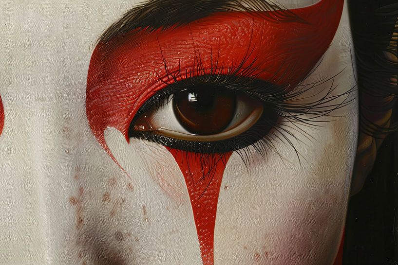 japanischer Kabuki-Theater-Spieler von Egon Zitter