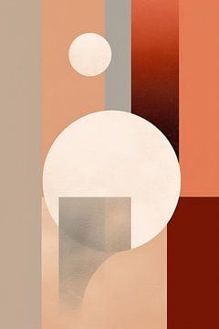 Balans in Kleur van Abstract Schilderij