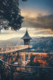 Wahrzeichen Sendigs - Personenaufzug Bad Schandau von Jakob Baranowski - Photography - Video - Photoshop