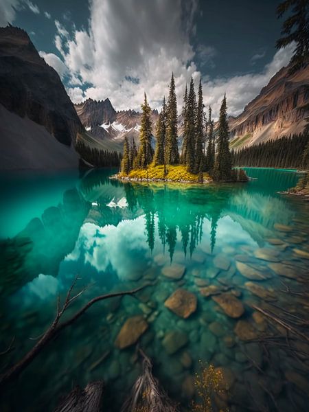 Majestic lake by haroulita