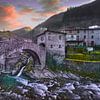 Fabbriche di Vallico alte Brücke über den Bach von Stefano Orazzini