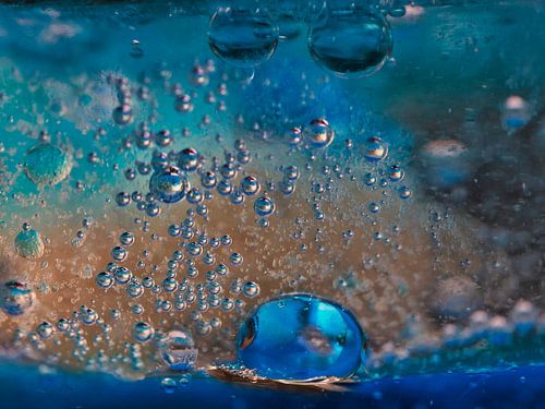 Colorful landscape on distant planet.