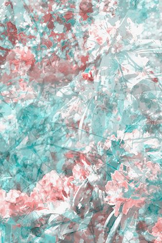 Flowers in pastel colours