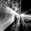 Licht in de tunnel met perspectief van Joris Louwes