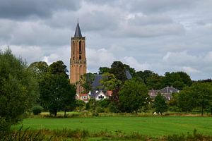 Zicht op Andrieskerk Amerongen