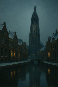 Delft Winter Serenity