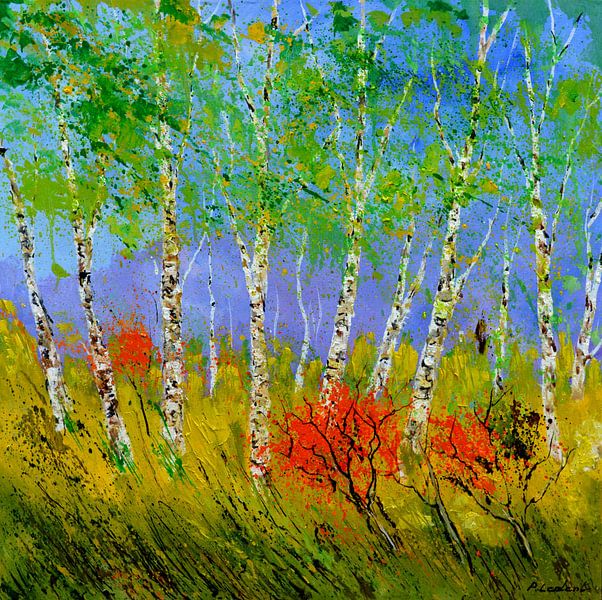 Aspentrees and orange trees van pol ledent