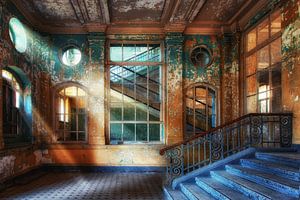 Lost Place - Escaliers du sanatorium de Beelitz