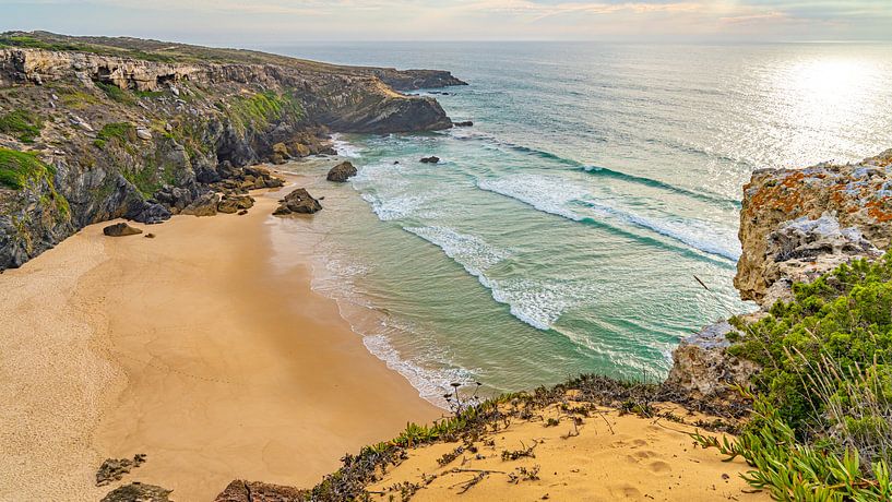 Verlassener Strand im Alentejo, Portugal von Jessica Lokker