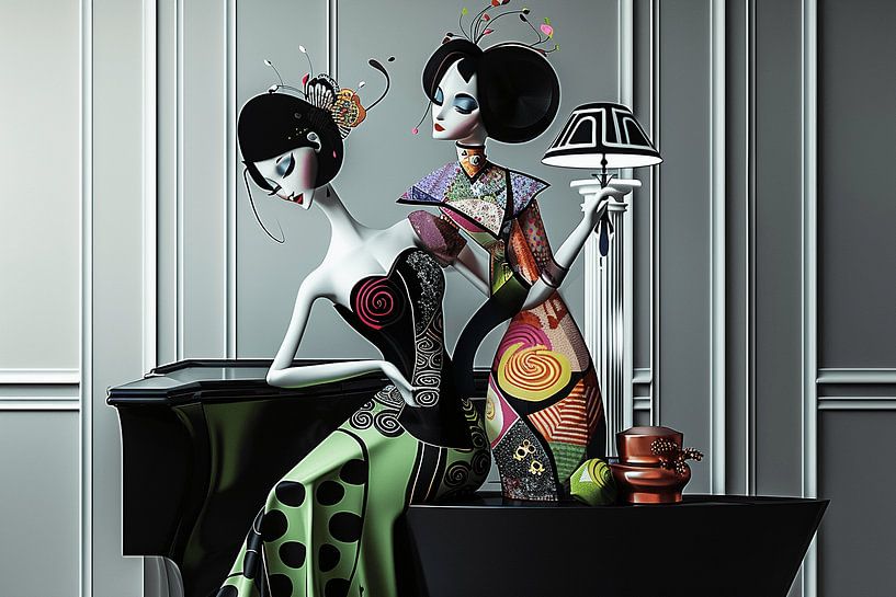 High Tea in Elegance | Abstract by Karina Brouwer