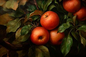 Appels aan de boom van Poster Art Shop