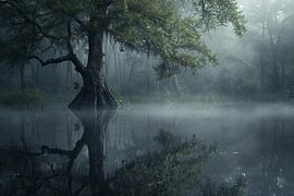 Spiegelungen im Wasser