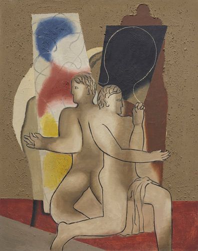 Willi Baumeister - Kneeling group (1933)