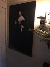 Klantfoto: Oopjen Coppit van Rembrandt van Rijn, op canvas