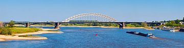 Panorama Waalbridge Nijmegen by Anton de Zeeuw