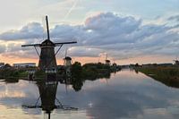 Kinderdijk in the evening