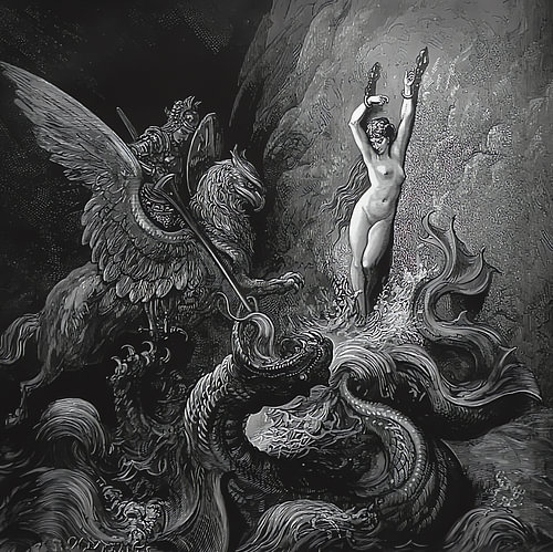 Maiden Above Sea Serpents
