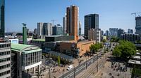 Rooftop view Rotterdam city center II by Rick Van der Poorten thumbnail