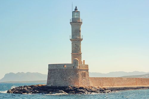 Vuurtoren in Chania, Kreta (Griekenland)